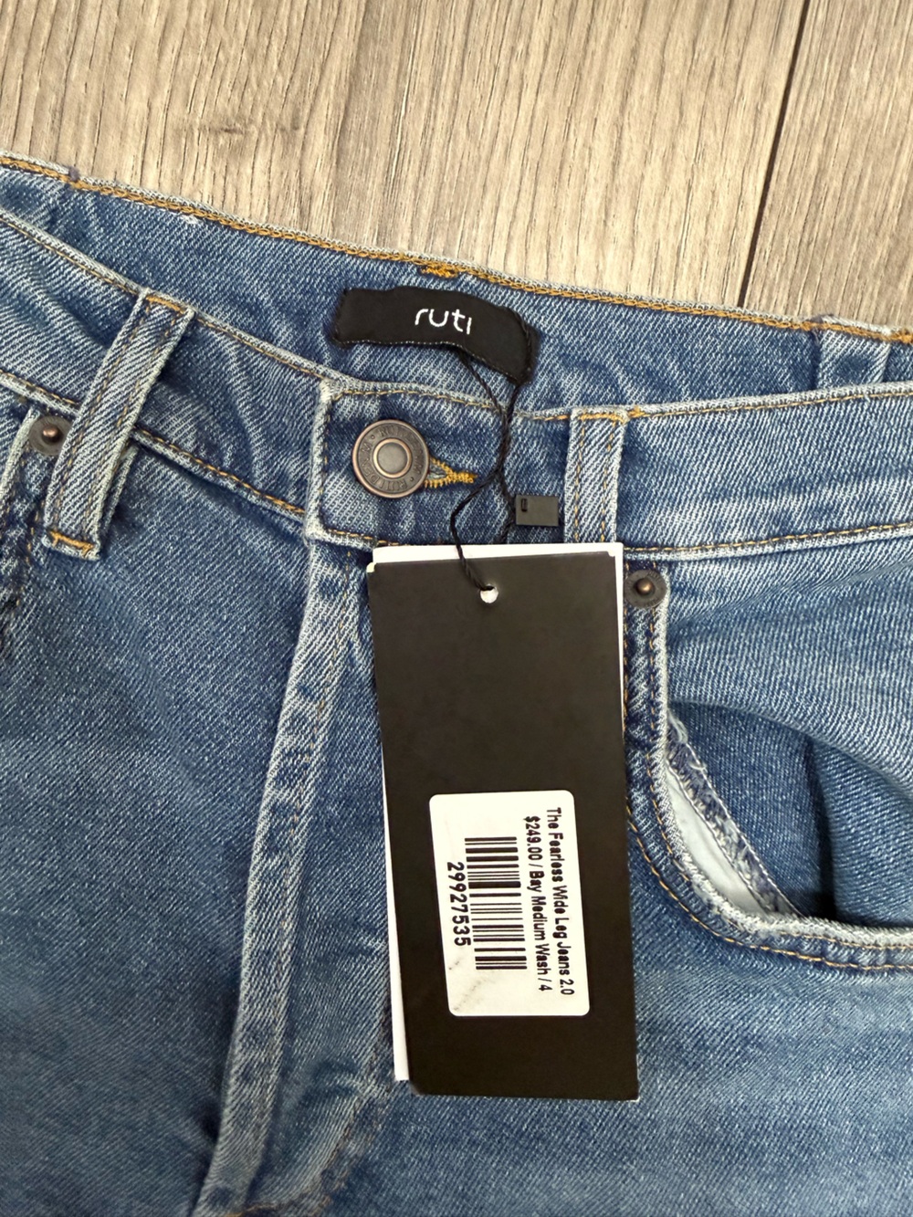 NWT RUTI The Fearless Wide Leg Jeans 2.0 SZ 4 - Picture 11 of 11